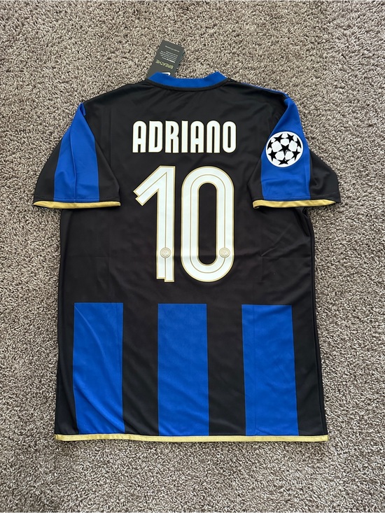 Nike Other - Adriano Inter Milan Retro Jersey Blue